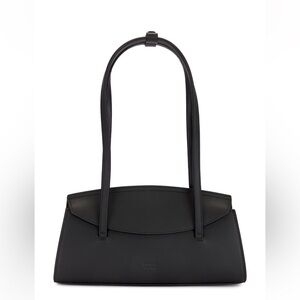 Freja Black Caroline Shoulder Bag with Long Straps